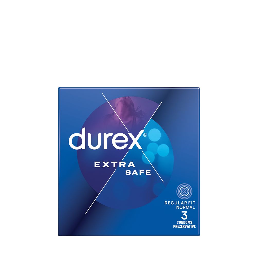 DUREX EXTRA SAFE Презервативи, 3 бр.