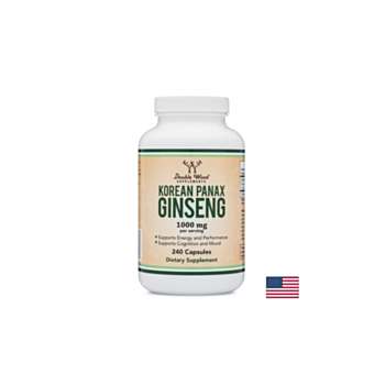 Korean Panax Ginseng - Корейски женшен, 240 капсули Double Wood