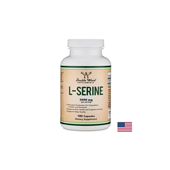 L-Serine/ L-серин, 180 капсули Double Wood