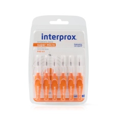 DENTAID Интердентални четки за зъби INTERPROX 4G supermicro NEW 0.9 mm х6 броя