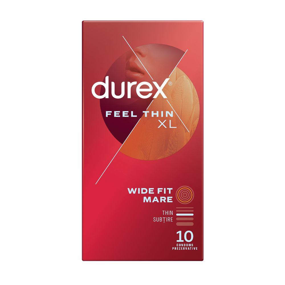 DUREX FEEL THIN XL Презервативи, 10 бр.