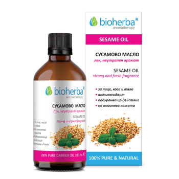 Сусамово масло (Sesame oil), Bioherba, 100 мл