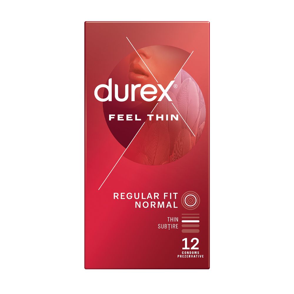 DUREX FEEL THIN Презервативи, 12 бр.