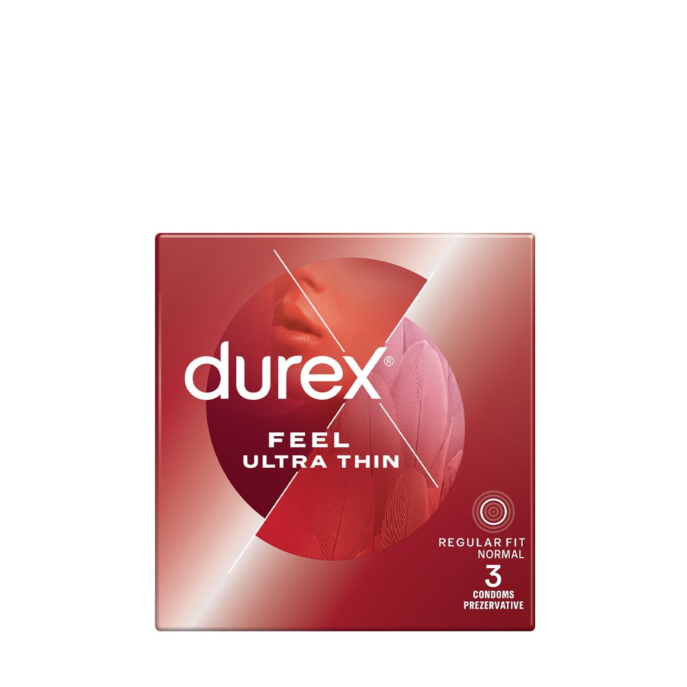 DUREX FEEL ULTRA THIN Презервативи, 3 бр.