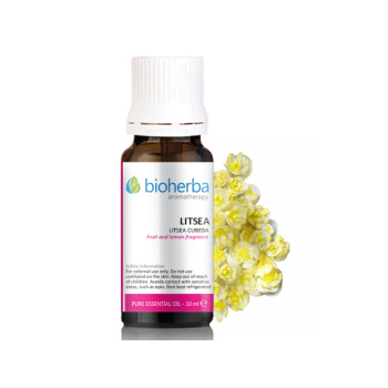 Етерично масло от Лицея (Litsea oil), Bioherba, 10 мл