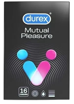 DUREX MUTUAL PLEASURE Презервативи, 16 бр.