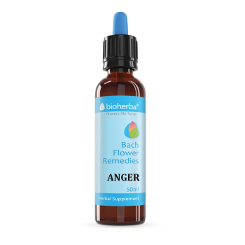 Капки на Д-р Бах, Anger / Гняв / Конфликти, Bioherba, 50 мл