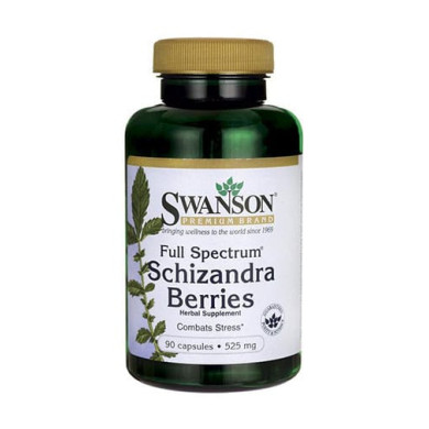 SWANSON Full Spectrum Schizandra Berries 525mg. / 90 Caps