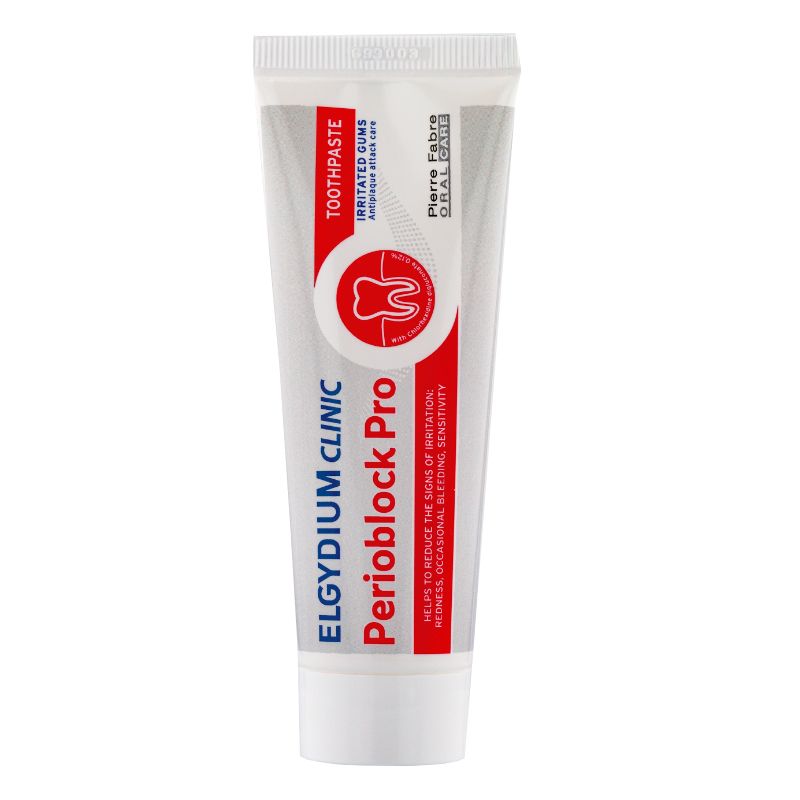ELGYDIUM CLINIC PERIOBLOCK PRO Терапевтична паста за зъби, 50 мл