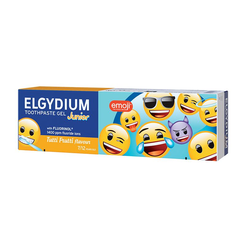 ELGYDIUM JUNIOR EMOJI Детска паста за зъби 7-12г,  50мл