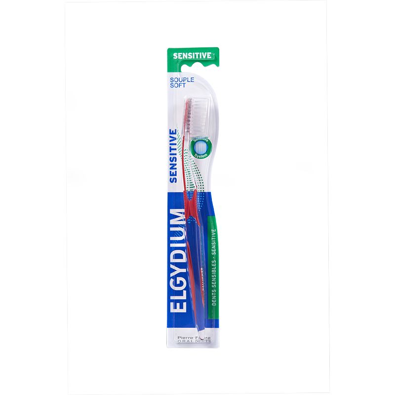 ELGYDIUM SENSITIVE Четка за зъби за чувствителни венци и зъби, 1 бр.