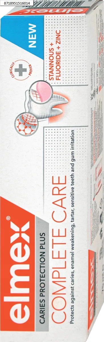 ELMEX CARIES COMPLETE CARE Паста за зъби,  75 мл