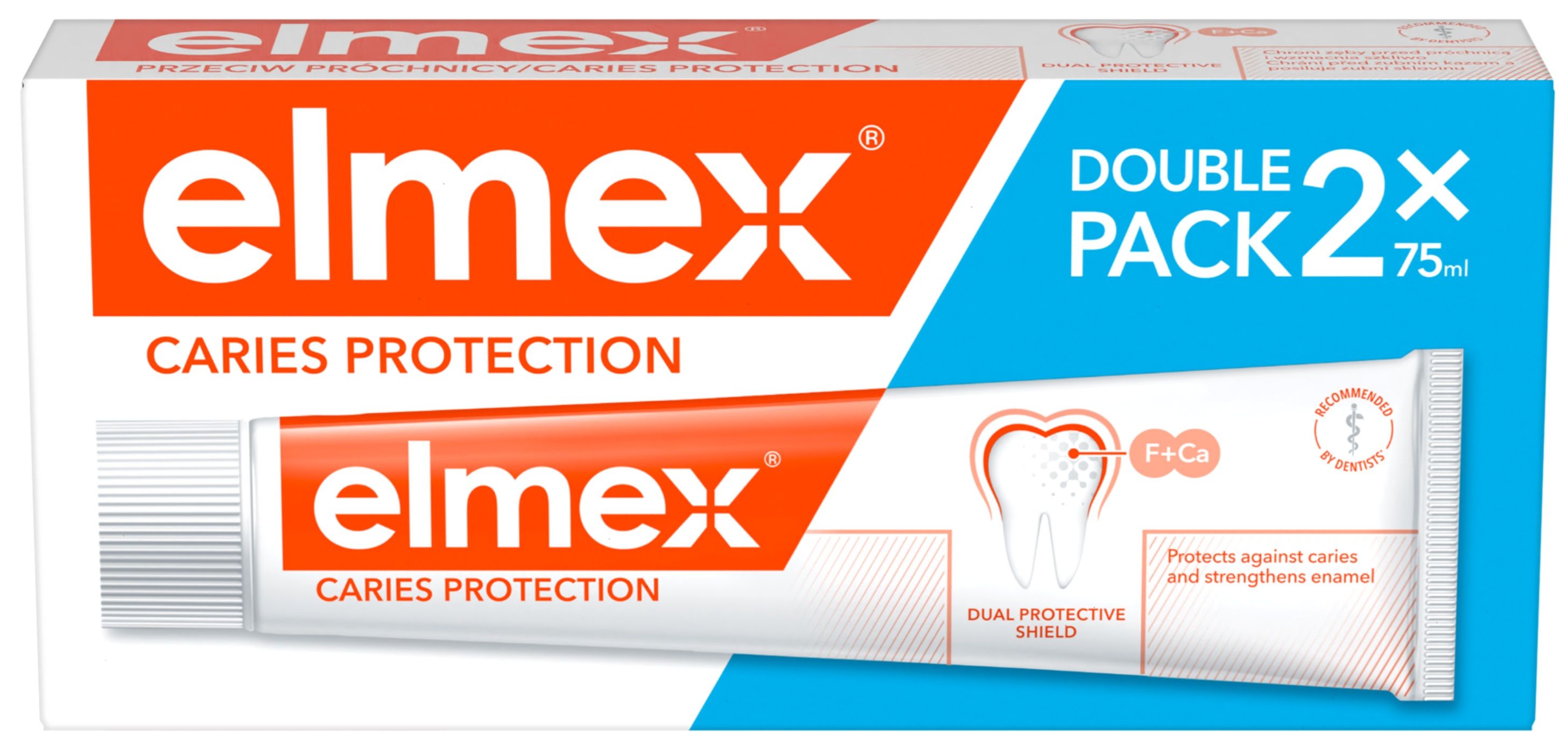 ELMEX Caries Protection Паста за зъби, 2x75мл.