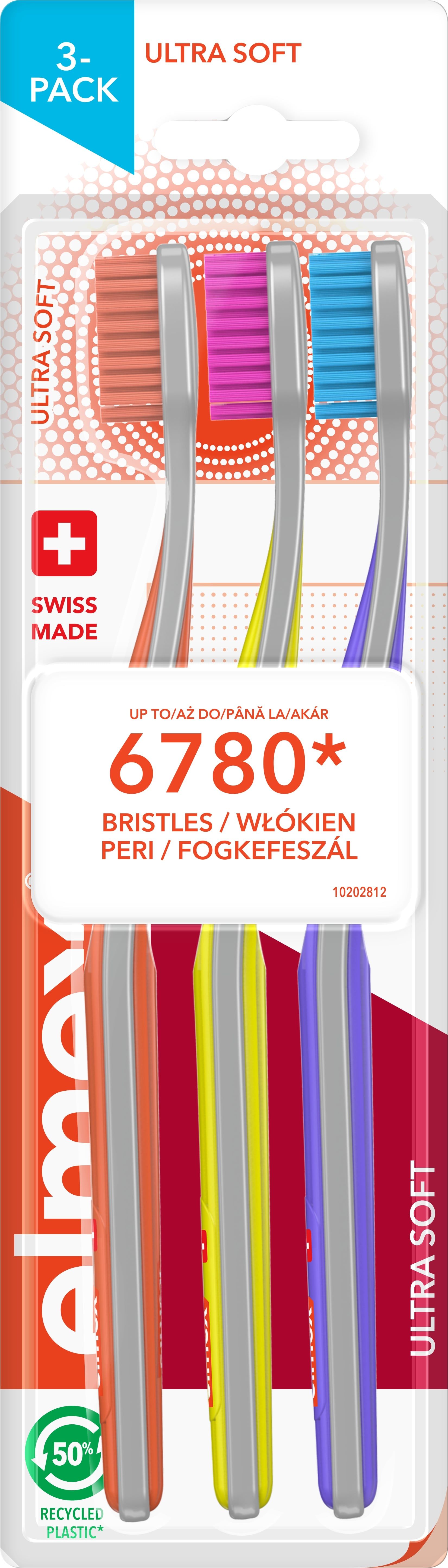 ELMEX ULTRA SOFT Четка за зъби, 3 бр.