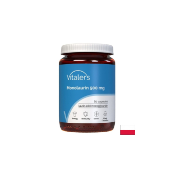 Монолаурин, Vitalers, 500 mg, 60 капсули