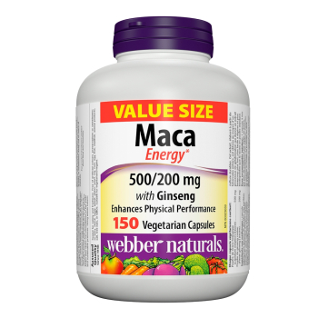 Мака Енерджи, Webber Naturals, 150 V-капс.