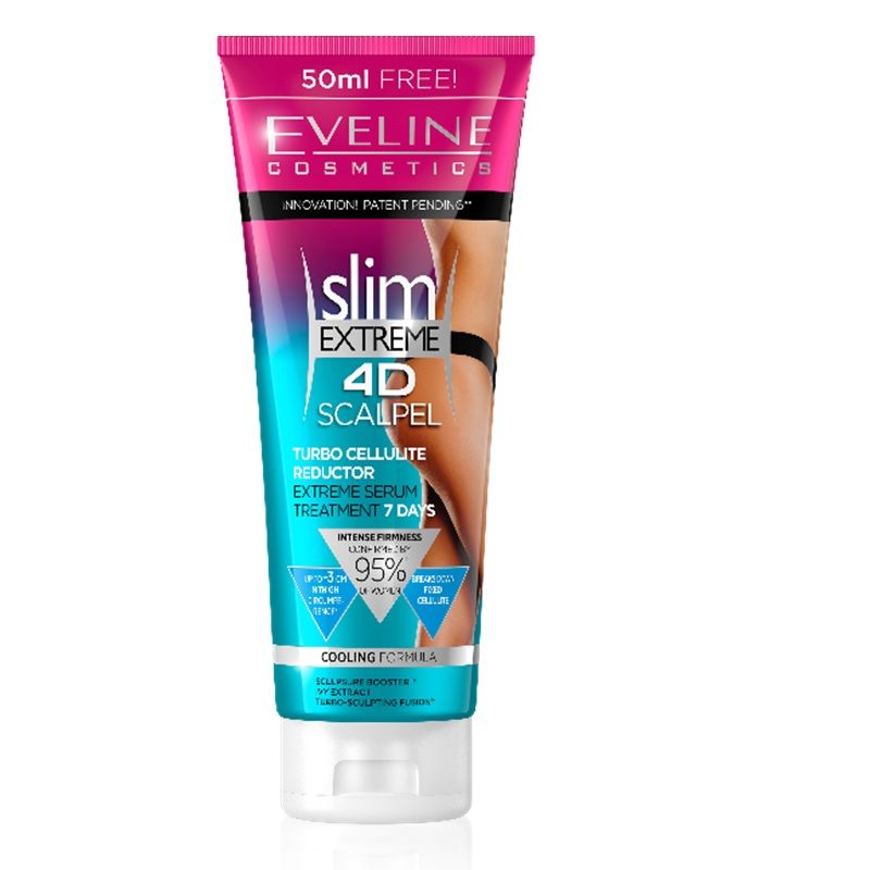 EVELINE SLIM EXTREME 4D Серум за редукция на целулита, 250 мл