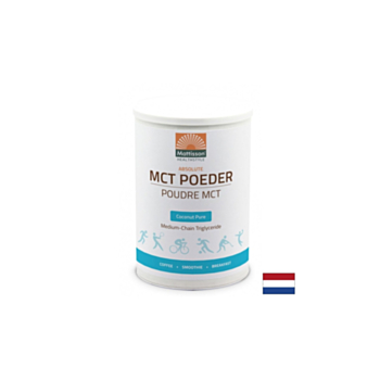 Средноверижни триглицериди на прах – Чист кокос, 330 g Mattisson Healthstyle