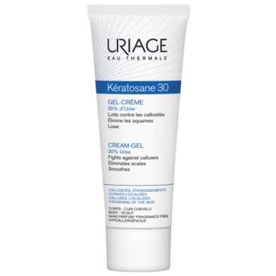 Uriage Keratosane 30 КРЕМ ГЕЛ ЗА ЗАГРУБЯЛА КОЖА 75ml
