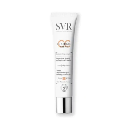SVR CLAIRIAL CC КРЕМ SPF50+ Light Оцветен депигментиращ, крем за лице, светъл