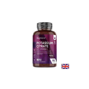 Калий цитрат 690 mg + Витамин C 40 mg, Weight World, 180 таблетки
