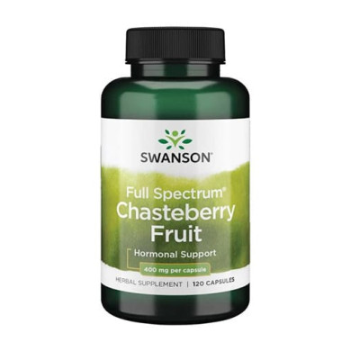 SWANSON Chasteberry Fruit 400mg. / 120 Caps