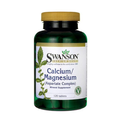 SWANSON Calcium/Magnesium (Aspartate Complex) / 120 Tabs.