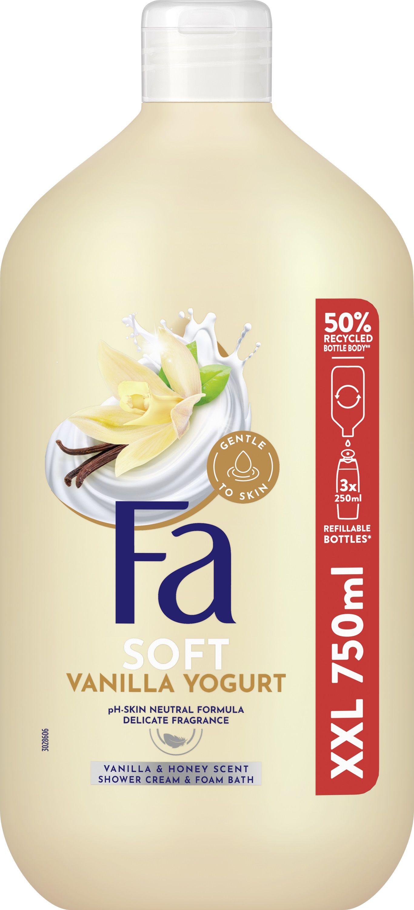 FA YOGURT VANILLA HONEY Душ гел, 750мл