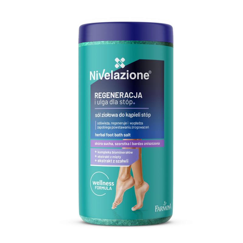 FARMONA NIVELAZIONE HERBAL Антибактериални соли за крака , 600 гр.