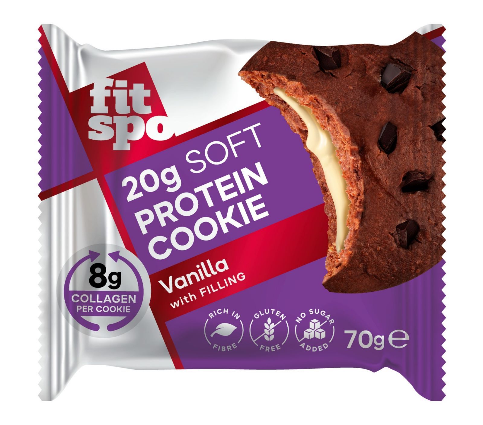 FITSPO Протеинова бисквита Ванилия, 70 гр.