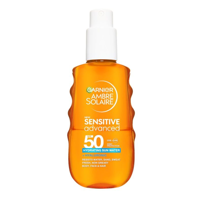GARNIER AMBRE SOLAIRE Двуфазна слънцезащитна вода, SPF50, 150мл.