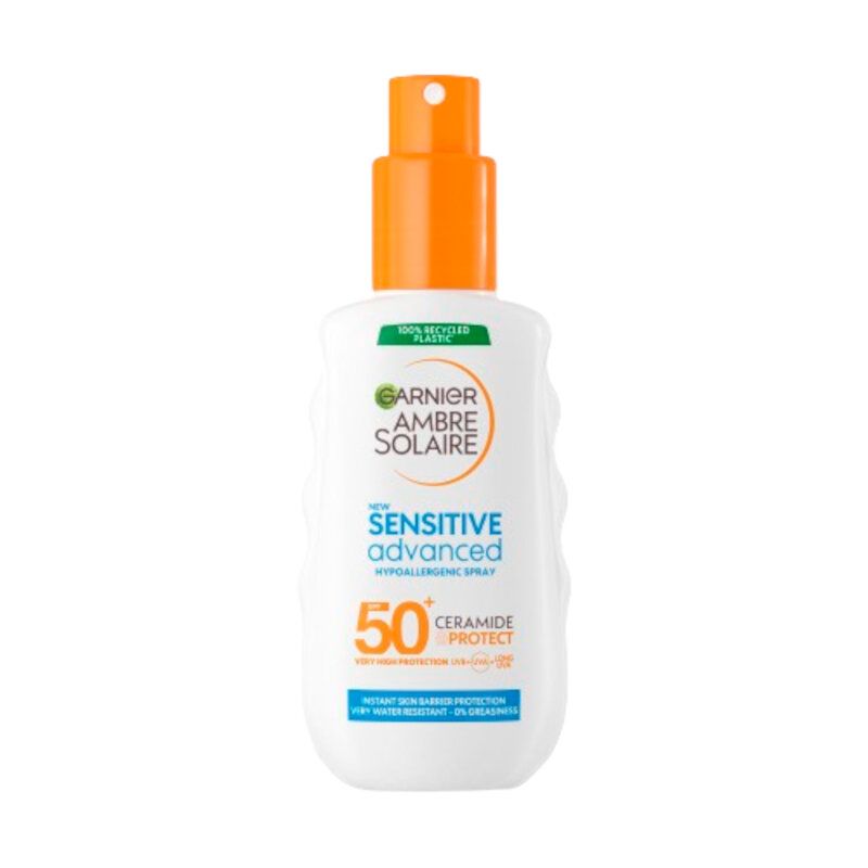 GARNIER AMBRE SOLAIRE Слънцезащитно мляко - спрей  SPF 50+, 150 мл