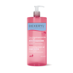 Dexeryl Хидратиращ душ гел за суха кожа 2 в 1: почиства и овлажнява 500 ml