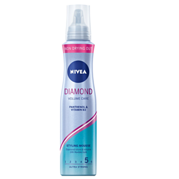 НИВЕА ПЯНА ЗА КОСА БЛЯСЪК И ОБЕМ DIAMOND VOLUME 150МЛ 82195 В