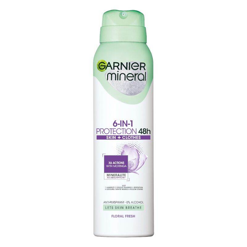 GARNIER DEO PROTECTION SKIN 6 FLORAL FRESH Женски део спрей, 150 мл.