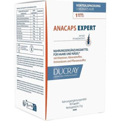 Ducray Anacaps Expert при хроничен косопад х 90