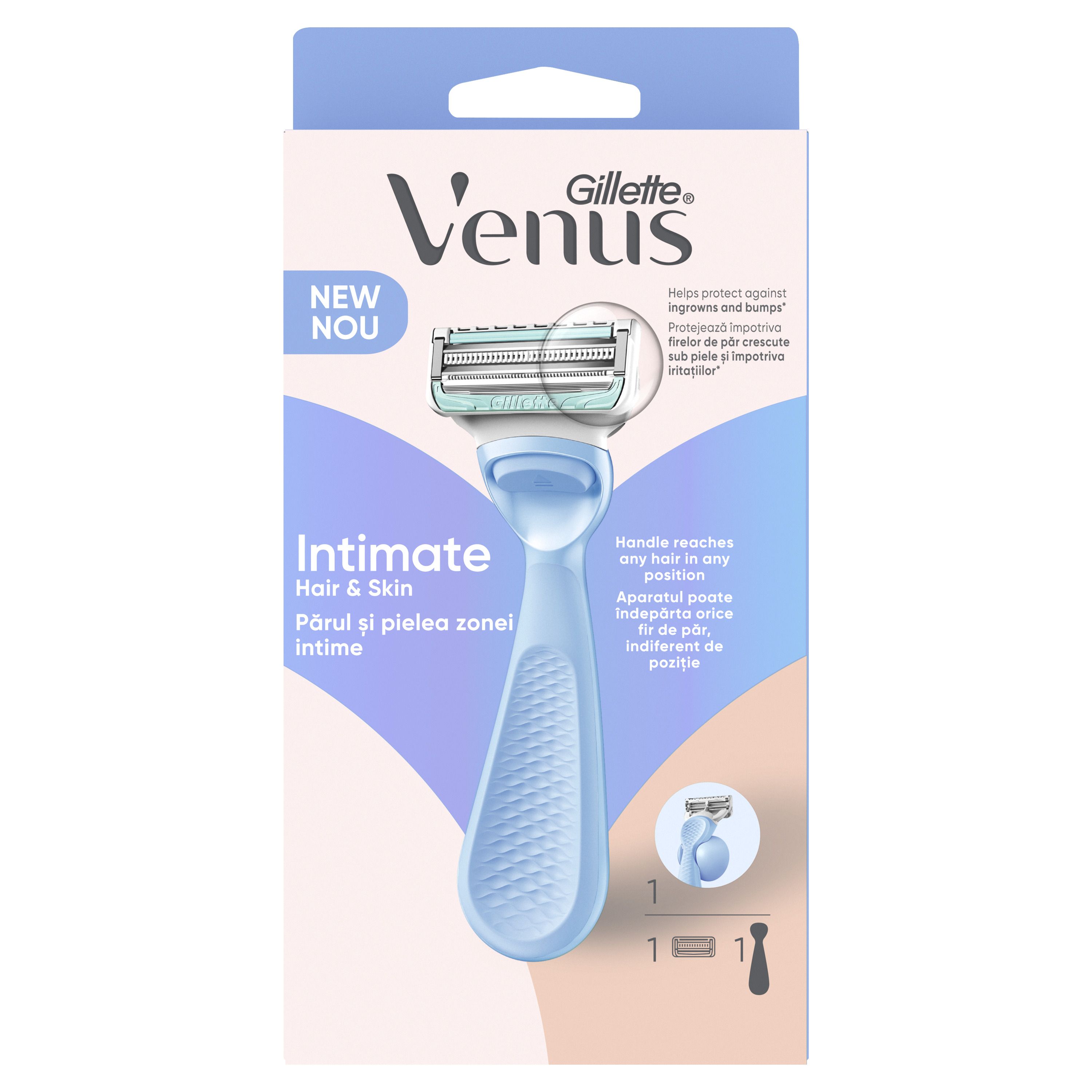 GILLETTE VENUS Дамска система за бръснене Satin Care, 1 бр. + 1 ножче