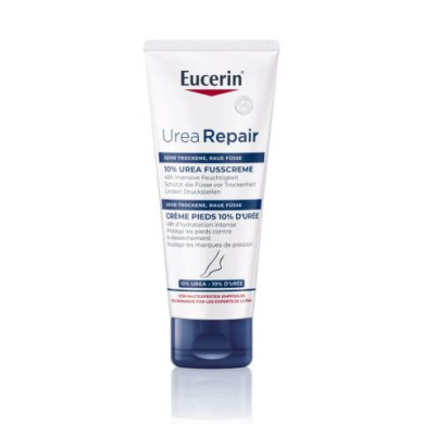 Eucerin UreaRepair PLUS Възстановяващ крем за крака с 10% UREA 100мл