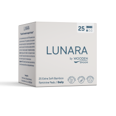 Wooden Spoon Lunara Биоразградими бамбукови ежедневни превръзки х25 броя