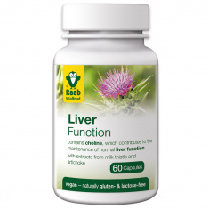 За Черен дроб – LIVER FUNCTION – Raab Vitalfood (60 капс)