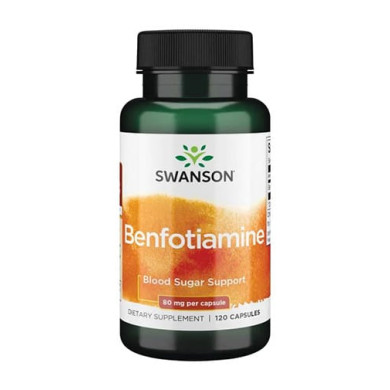 SWANSON Benfotiamine 80mg. / 120 Caps