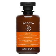 Apivita Shine Ревитализиращ шампоан с портокал и мед 250 ml