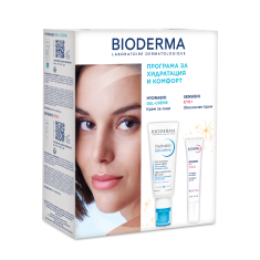 Bioderma Hydrabio Гел-крем + Sensibio Околоочен крем