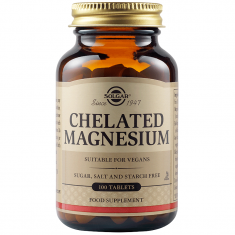 Solgar Хелатиран магнезий 100 mg x100 таблетки