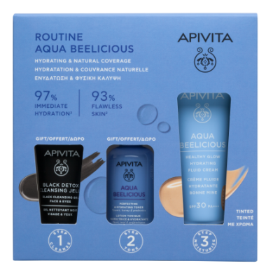 Apivita Aqua Beelicious Тонирана хидратираща рутина с мед и инфузия от цветя