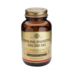 Solgar Холин - Инозитол 250/250 mg х50 растителни капсули
