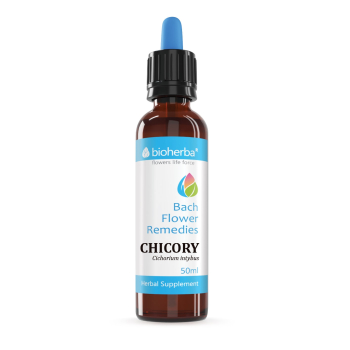 Капки на Д-р Бах, Chicory / Цикория, Bioherba, 50 мл