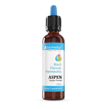 Капки на Д-р Бах, Aspen / Трепетлика, Bioherba, 50 мл