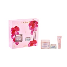 Caudalie Комплект Resveratrol-Lift Стягащ Кашмирен Крем 50 ml + Стягащ Нощен Крем 15 ml + Стягащ Oколоочен Гел Крем 5 ml