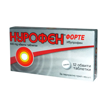 Нурофен Форте, 400 mg, 12 обвити табл.